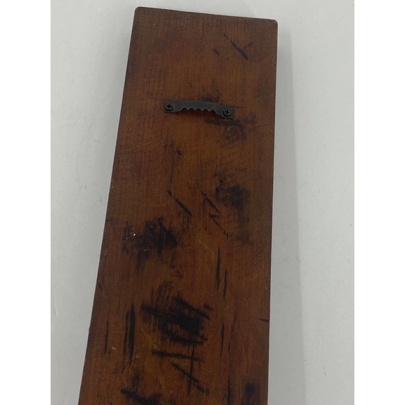 NY Times Antique Print Block Number "5" Wood Type Repurposed Knob Hanger RARE - Picture 6 of 6